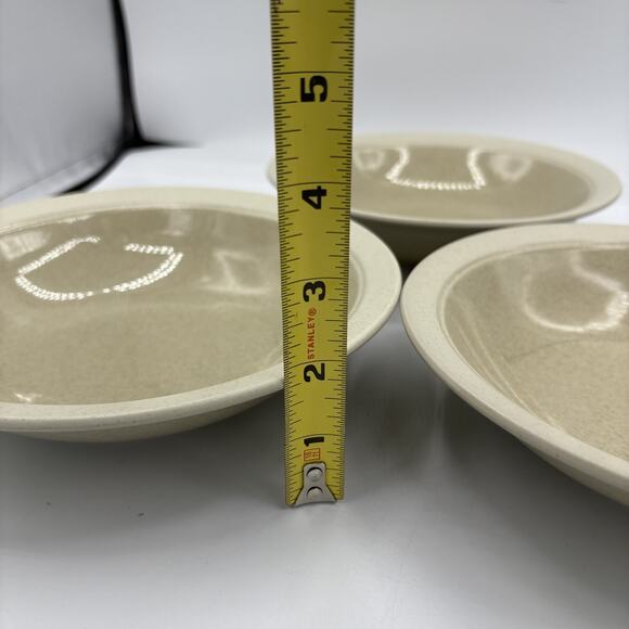 Mikasa Stone Craft Sand Piper Bowls Set of 3 8.5" CF404 Oven Microwave Safe - Picture 4 of 11